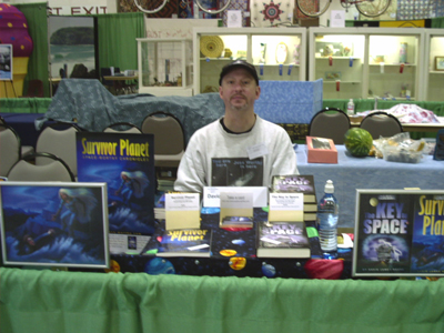Author David House at Oregon Author's Table, Oregon State Fair